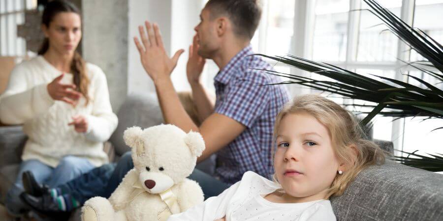 ¿Qué ocurre en caso de separación de pareja de hecho con hijos?